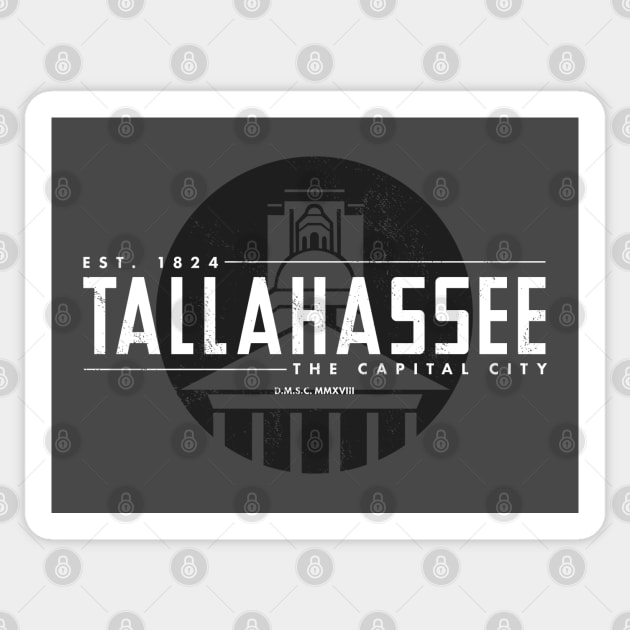 Tallahassee Florida - Capitol Building Sticker by DMSC